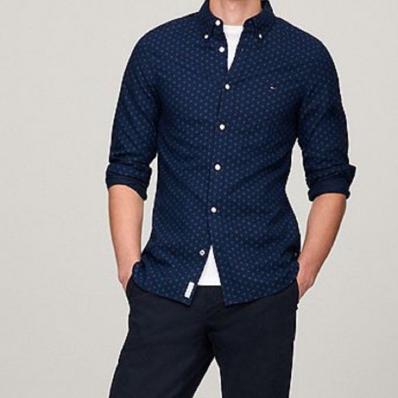 Tommy Hilfiger Other - Tommy Hilfiger Slim Fit Brushed Men’s Size XL Shirt NWT